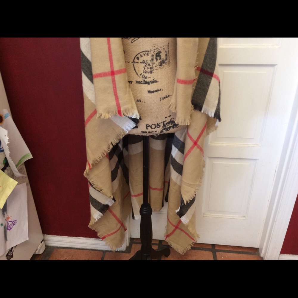 ❤️⚡️sale⚡️Plaid waterfall vest cardigan❤️ - Picture 5 of 7